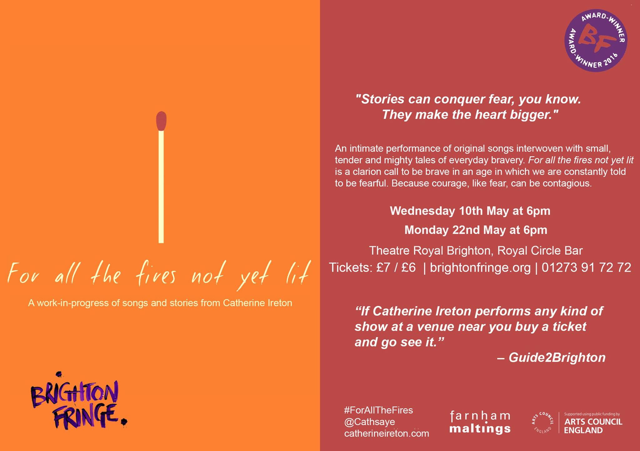 For All the Fires Not Yet Lit